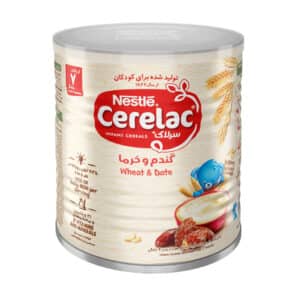 سرلاک گندم و خرما به همراه شیر نستله
