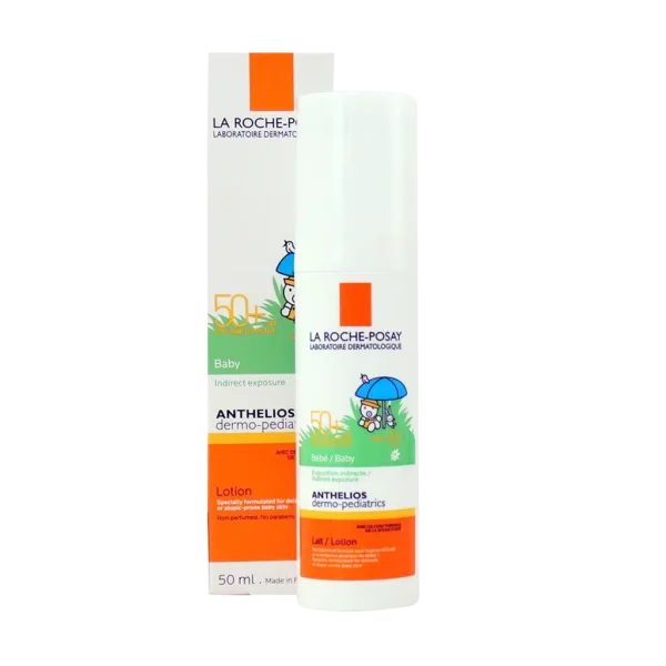 لوسیون ضد آفتاب نوزادان آنتلیوس لاروش پوزای +SPF50 حجم ۵۰ میلی لیتر - 1