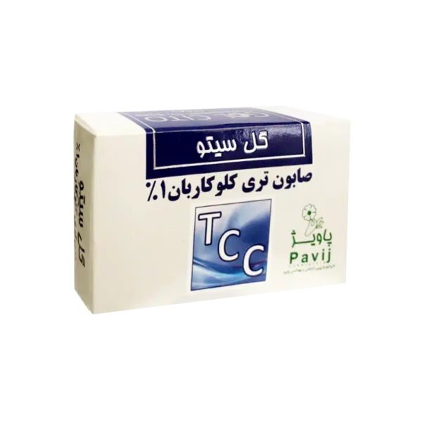 صابون تری کلوکاربان 1 درصد گل سیتو ۱۰۰ گرم - 1