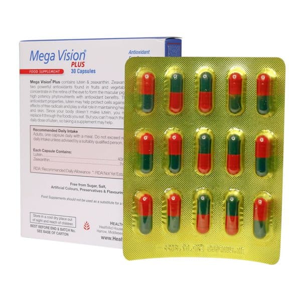 کپسول مگا ویژن پلاس هلث اید 30 عدد - 2
