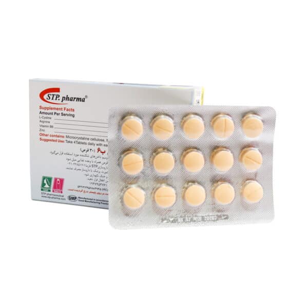 قرص سیستین ب 6  اس تی پی فارما 30 عدد - 2