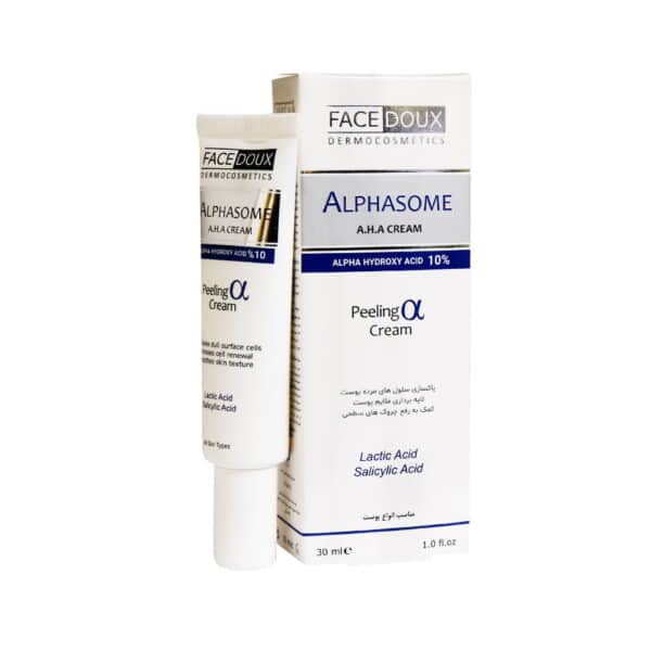 کرم لایه بردار AHA 10 درصد فیس دوکس مدل Alphasome حجم 30 میلی لیتر - 2