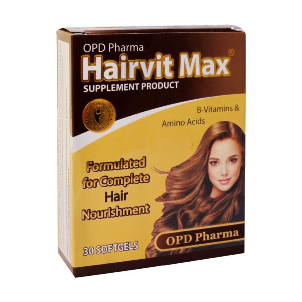 کپسول ژلاتینی هیرویت مکس او پی دی فارما