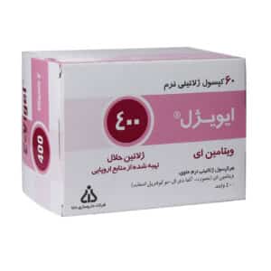 کپسول ژلاتینی نرم ویتامین E 400 واحد ایویژل دانا فارما