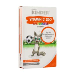 قرص جویدنی ویتامین C 250 میلی گرم فیشر کیندر