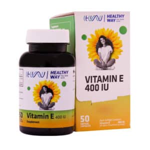 سافت ژل ویتامین E 400 واحد هلثی وی 50 ع