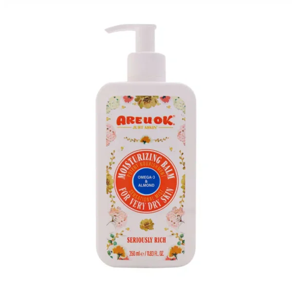بالم مرطوب کننده امگا 3 پمپی پوست خیلی خشک آر یو اکی 350 میلی لیتر - 1