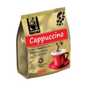 کاپوچینو همراه با پودر کاکائو دوبیس