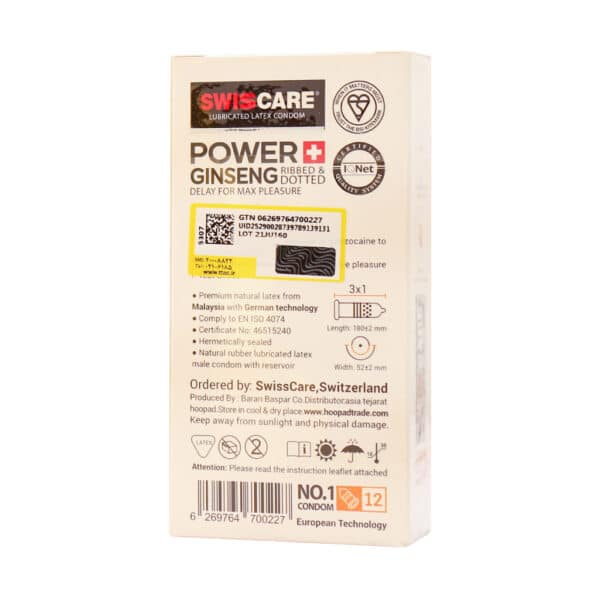کاندوم سوئیس کر مدل Power Ginseng