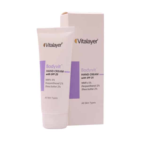 کرم مرطوب کننده دست SPF25 بادی ویت ویتالیر
