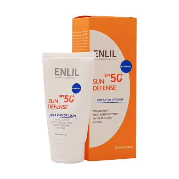 کرم ضد آفتاب سان دیفنس SPF50 پوست خشک انلیل
