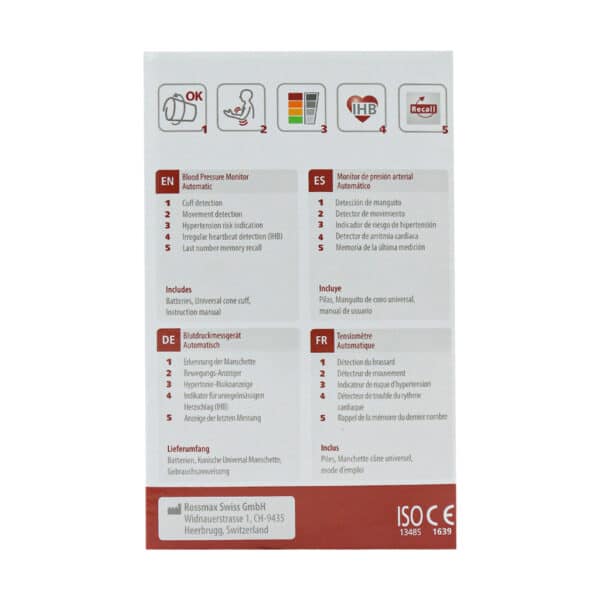فشارسنج دیجیتال بازویی رزمکس مدل X1