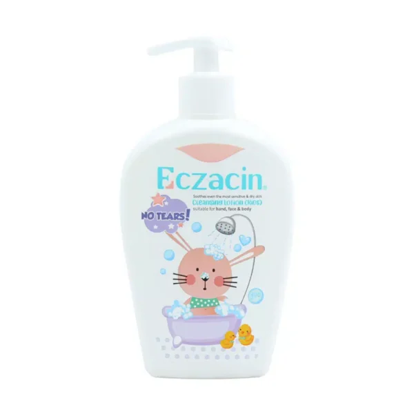 لوسیون شوینده صورت و بدن کودک اگزاسین 400 میلی لیتر - 1